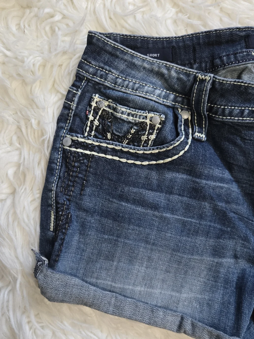 Vigoss Women's Blue Denim Shorts
